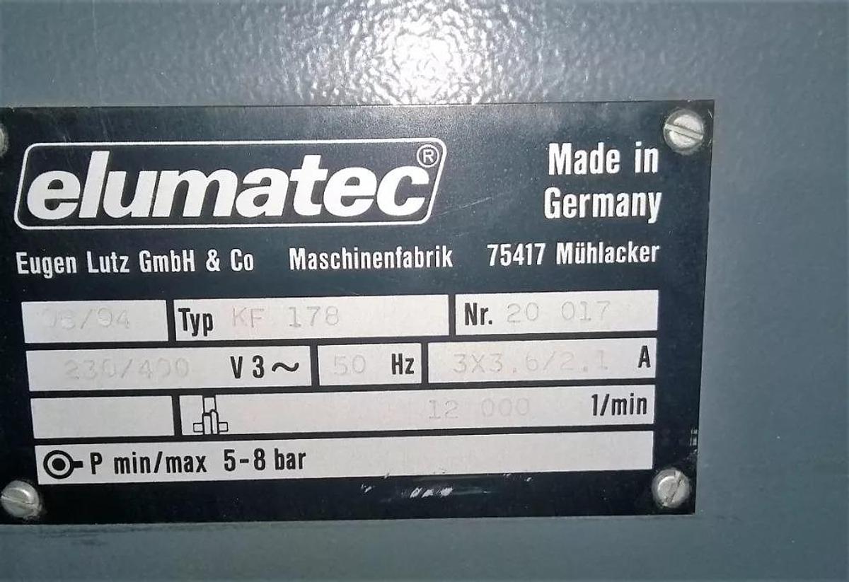 Used MILLING AND COPYING MACHINE ELUMATEC KF 178