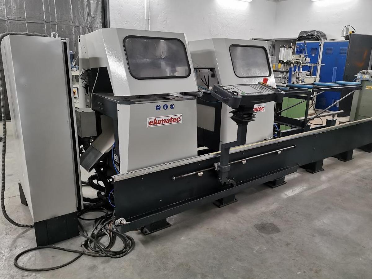Used ELUMATEC DOUBLE-HEAD AUTOMATIC SAW DG 142 YEAR 2002