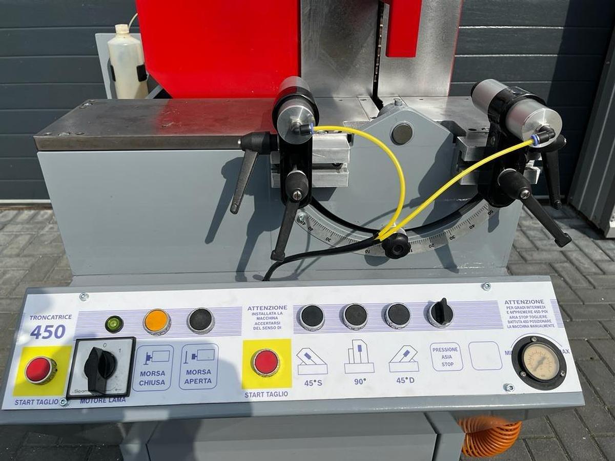 Used SINGLE HEAD SAW COMALL SAM 450