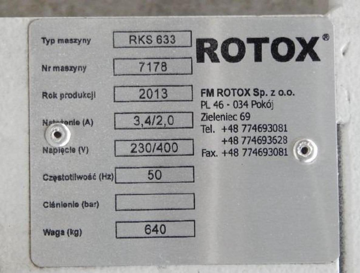 Używane LINIA ZGRZEWAJĄCO - CZYSZCZĄCA ROTOX ROK 2013