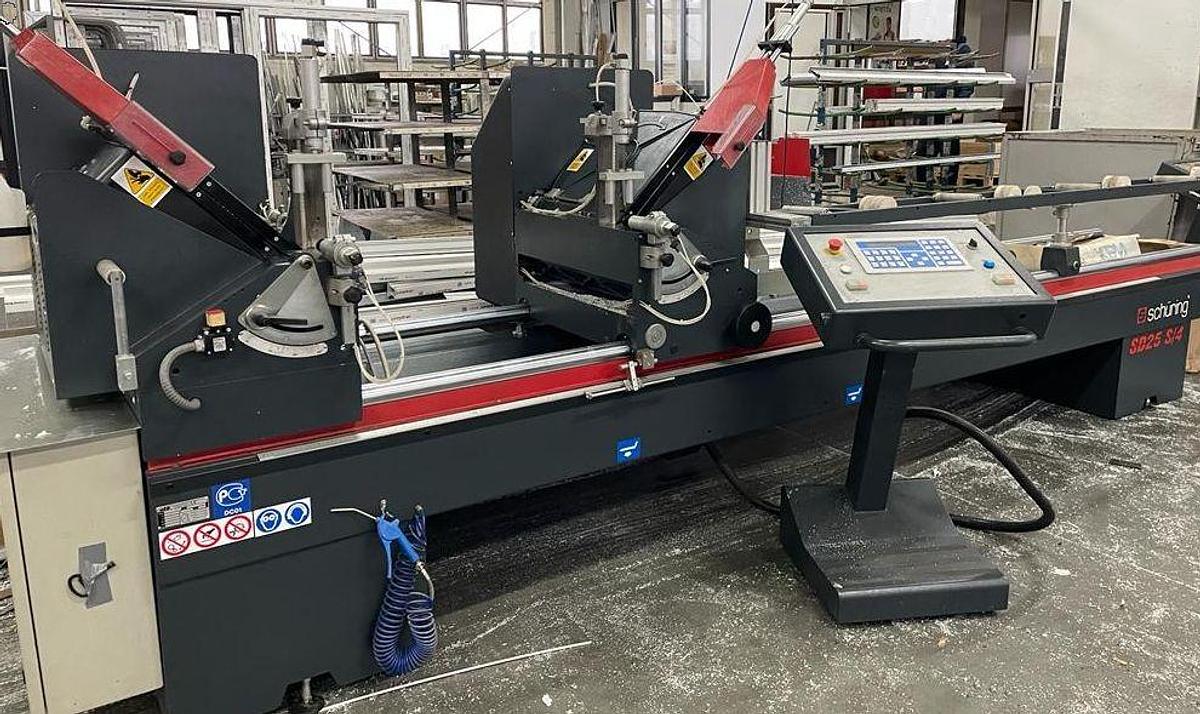 Used AUTOMATIC DOUBLE-HEADED SAW STB SD 25 S4 YEAR 2005