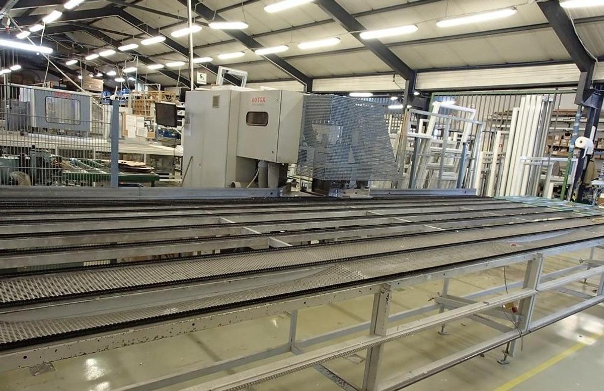 Used HOLLINGER ROTOX SEALING AND CLEANING LINE