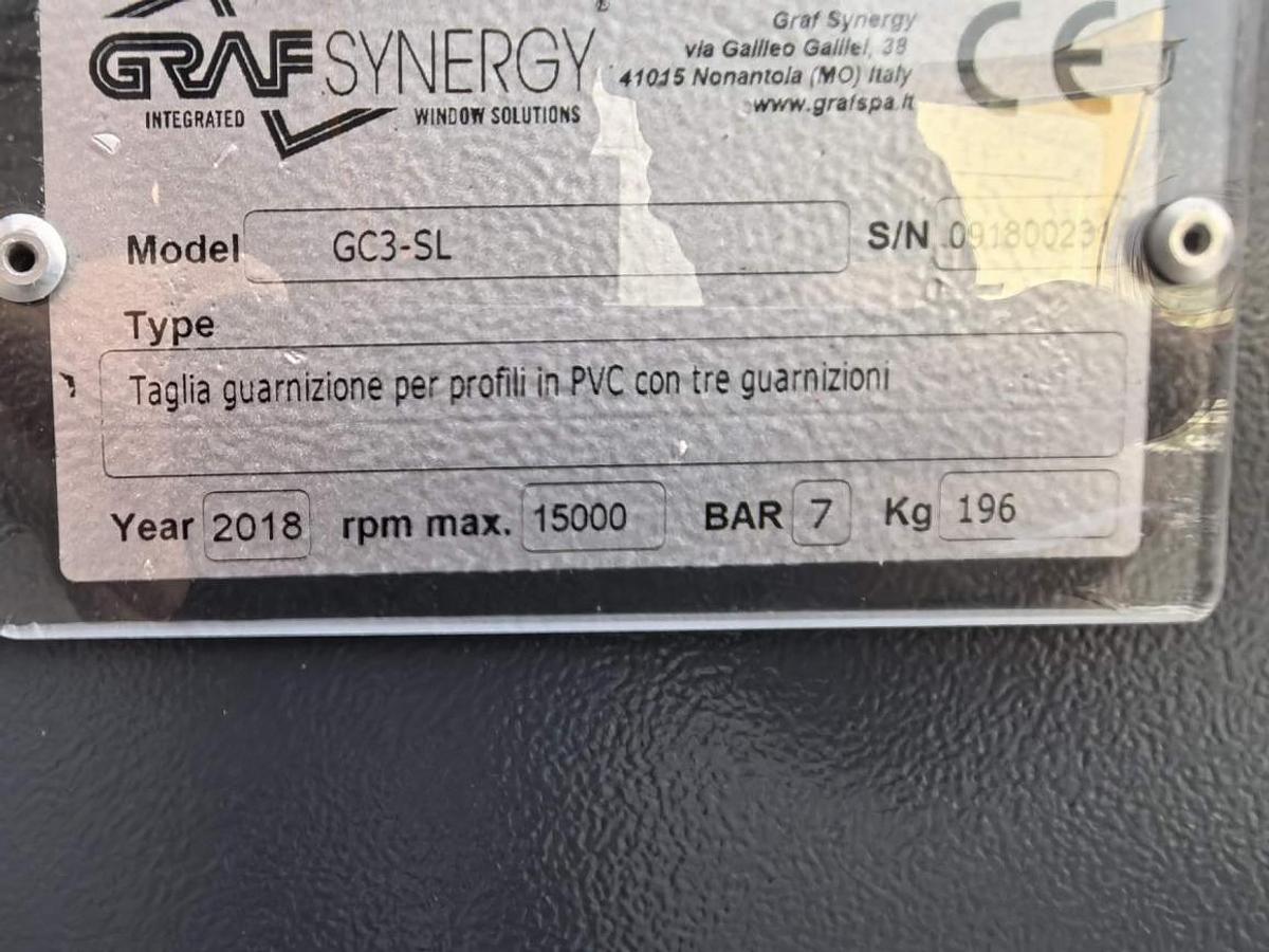Używane TEMPERÓWKA FREZARKA DO USZCZELEK GRAF SYNERGY GC3-SL ROK 2018