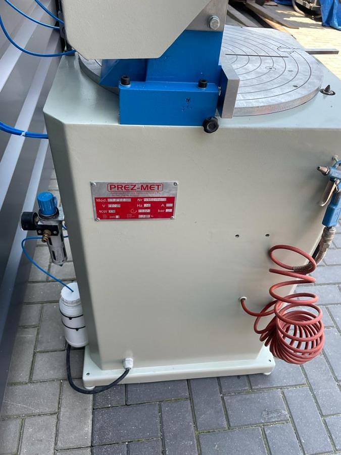 Used SINGLE HEAD ALUMINIUM SAW PREZ-MET AS 400 YEAR 2005