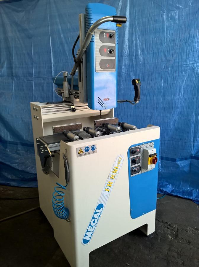 Used MECAL FR 830 EASY MILLING AND COPYING MACHINE FOR AL, PVC AND STEEL YEAR 2009