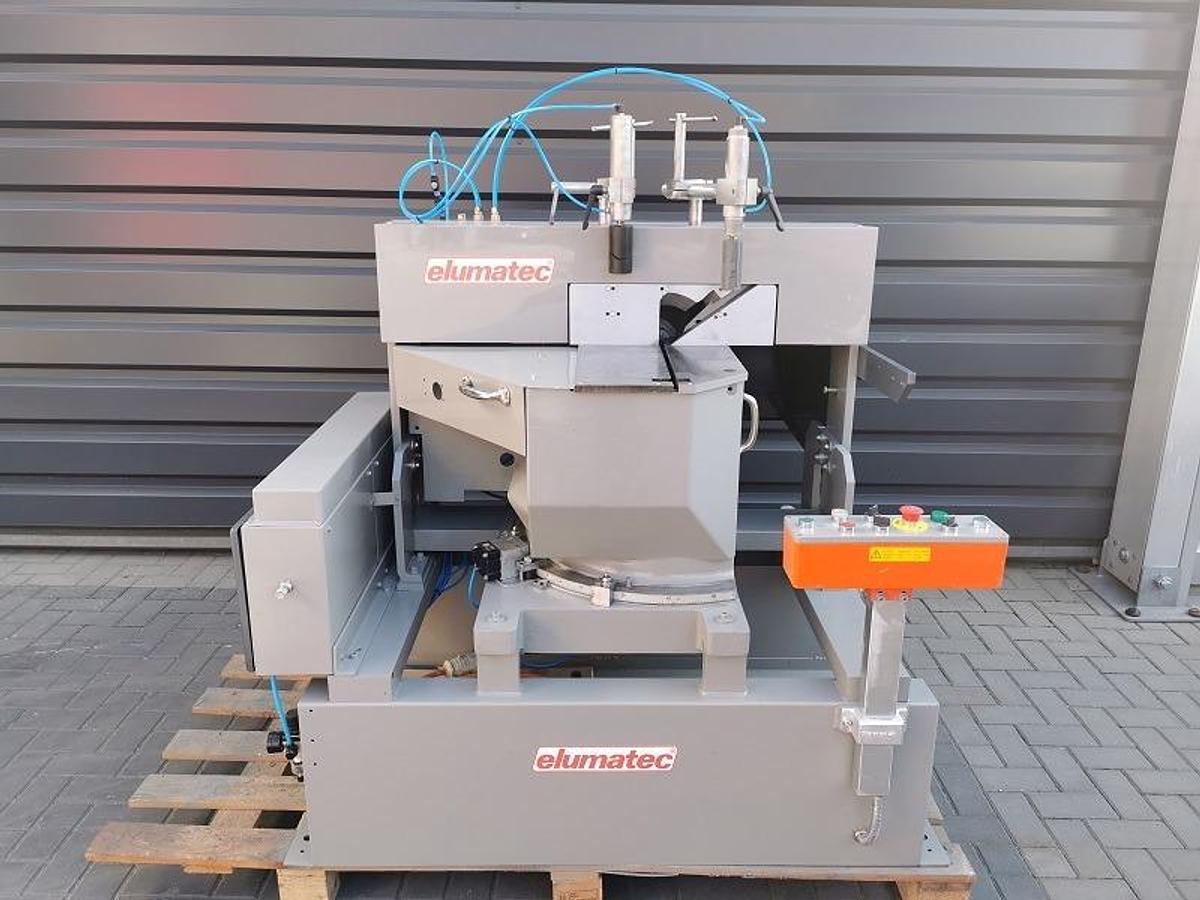 Used ELUMATEC SINGLE HEAD SAW MGS 105 WITH TABLES