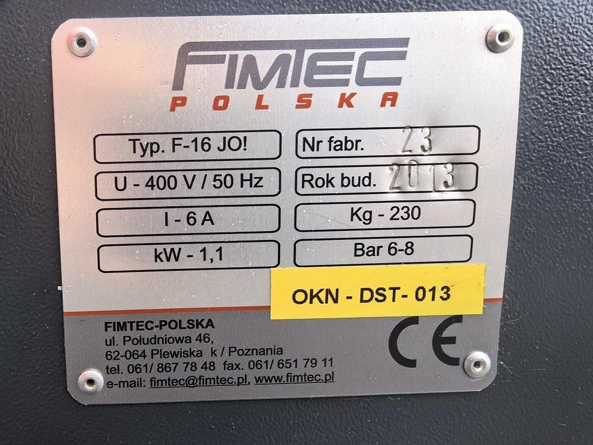 Używane WIERTNICA AUTOMATYCZNA OTWORÓW POD ZAWIASY W RAMIE FIMTEC F-16 JO ROK 2013 WIERTNICA AUTOMATYCZNA OTWORÓW POD ZAWIASY W RAMIE FIMTEC F-16 JO ROK 2013