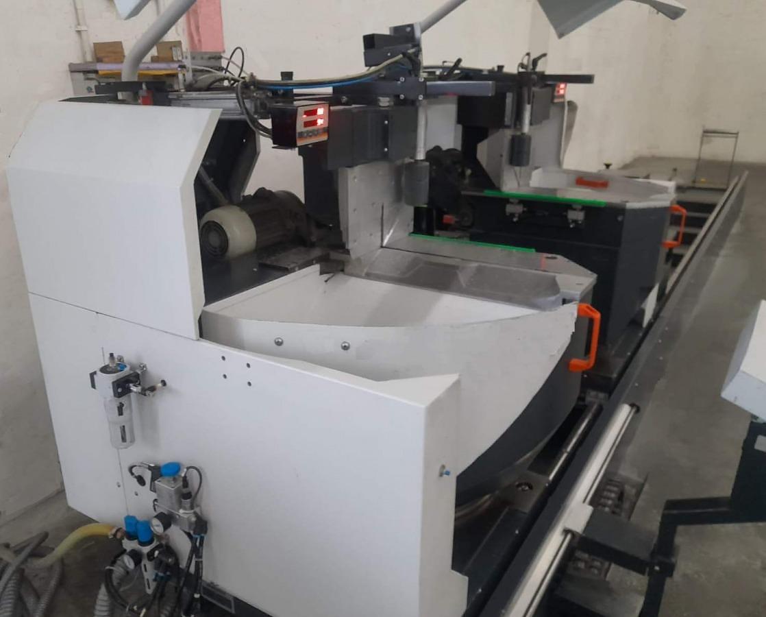 Used ELUMATEC DOUBLE-HEAD AUTOMATIC SAW DG 244 E580/1 YEAR 2019