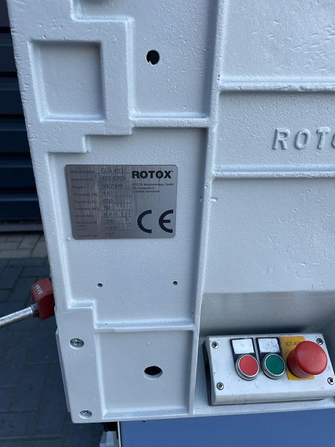 Used GLAZING BAR SAW ROTOX GLA 403 YEAR 2006