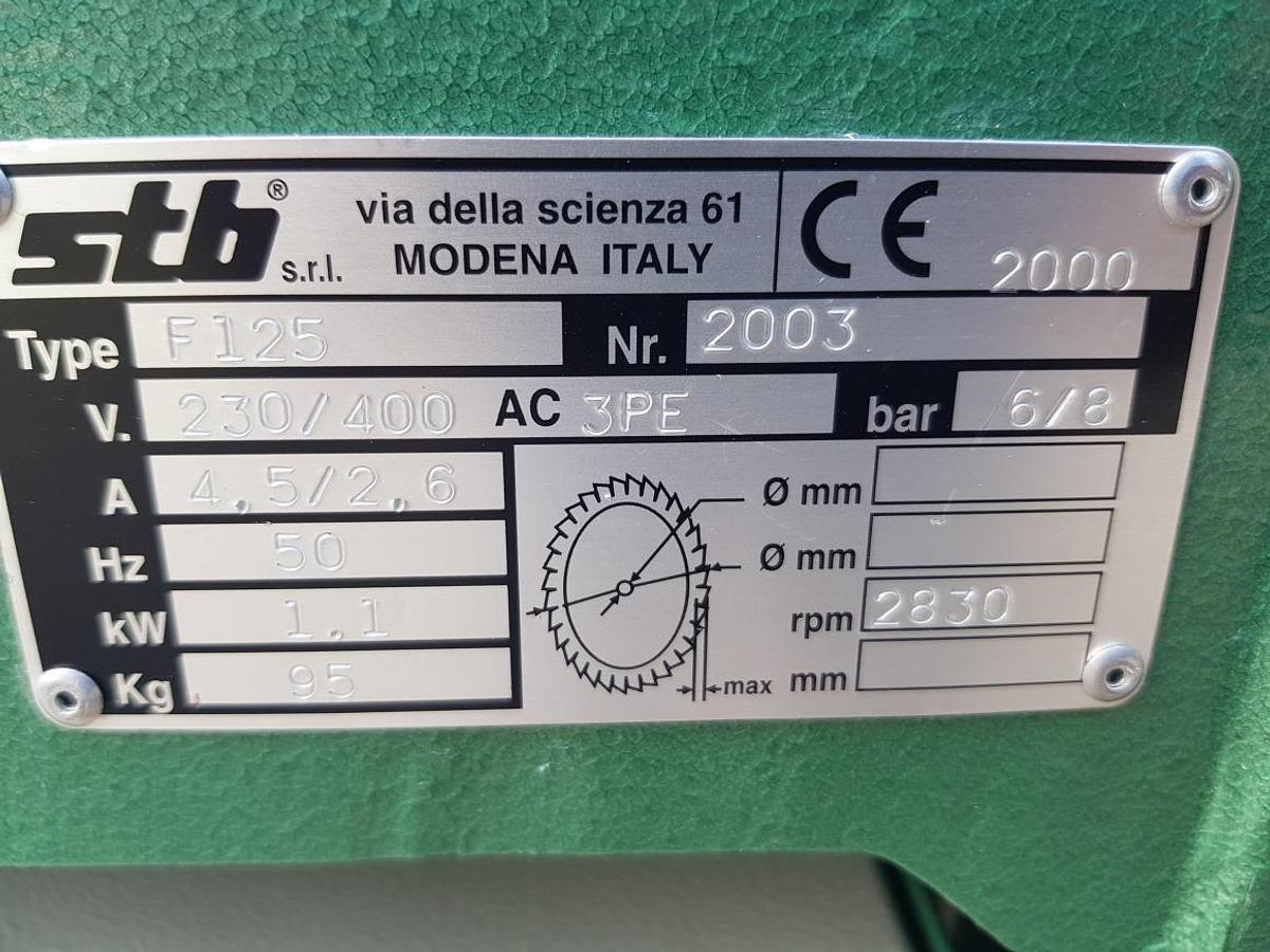 Używane FREZARKA DO SŁUPKA STB / FIMTEC F 125 ST   ROK 2003