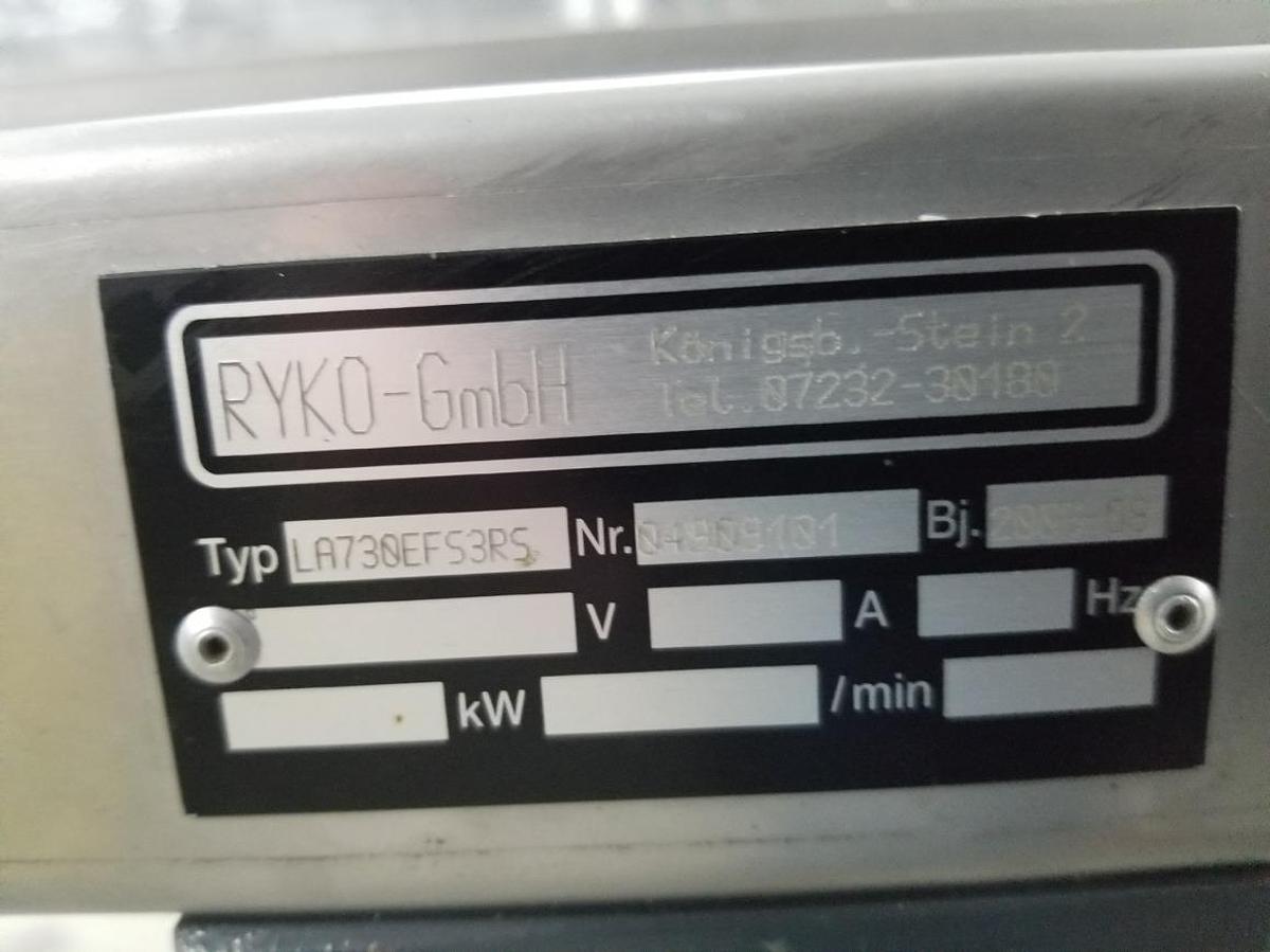Used ELECTRONIC POSITIONING BUMPER RYKO P-535 YEAR 2008