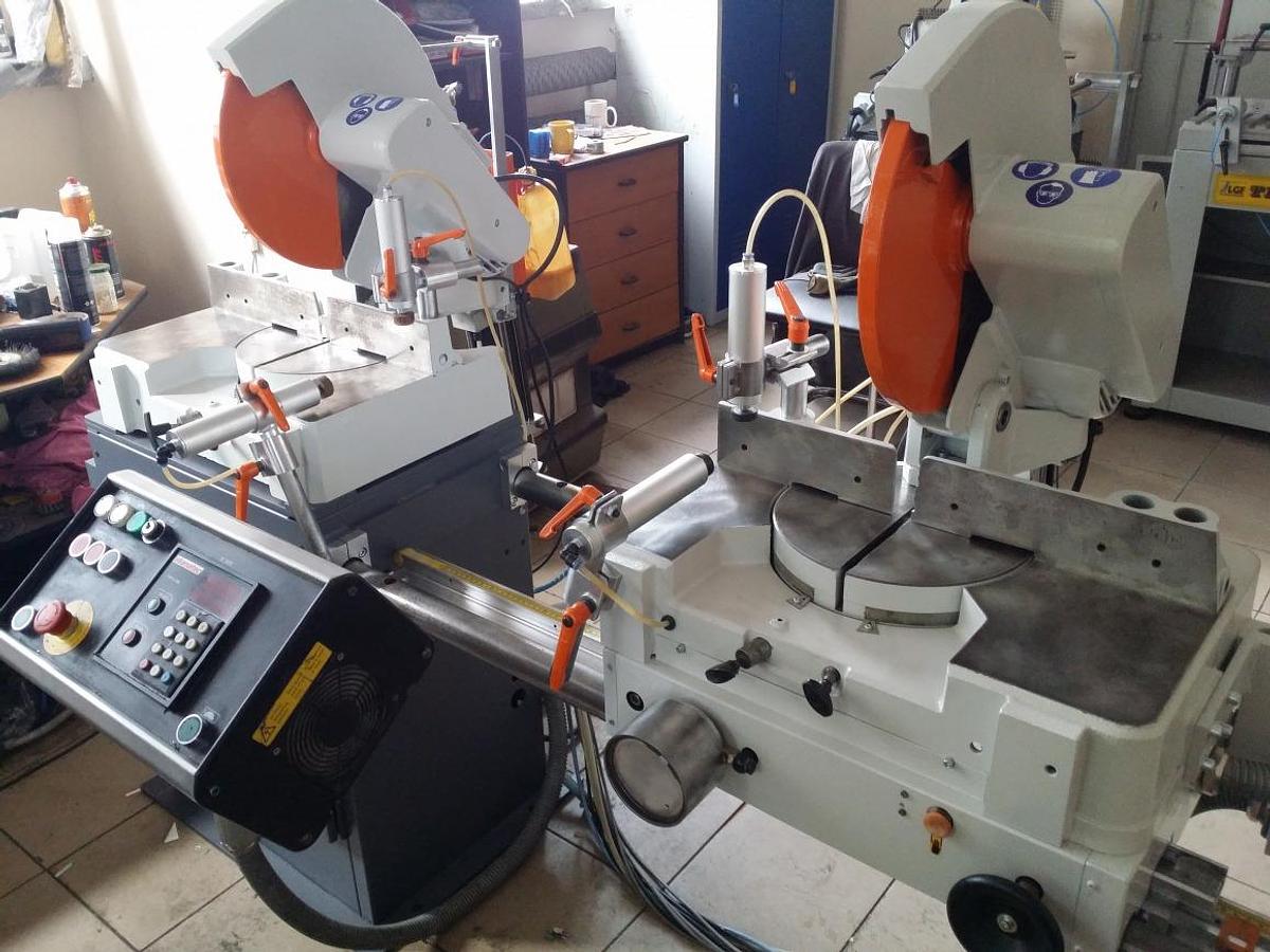 Used AUTOMATIC DOUBLE-HEADED SAW ELUMATEC DG 79 LONG