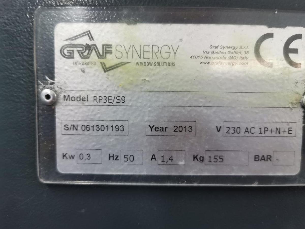Used GLAZING BAR SAW GRAF SYNERGY / FIMTEC GS 250 YEAR 2013