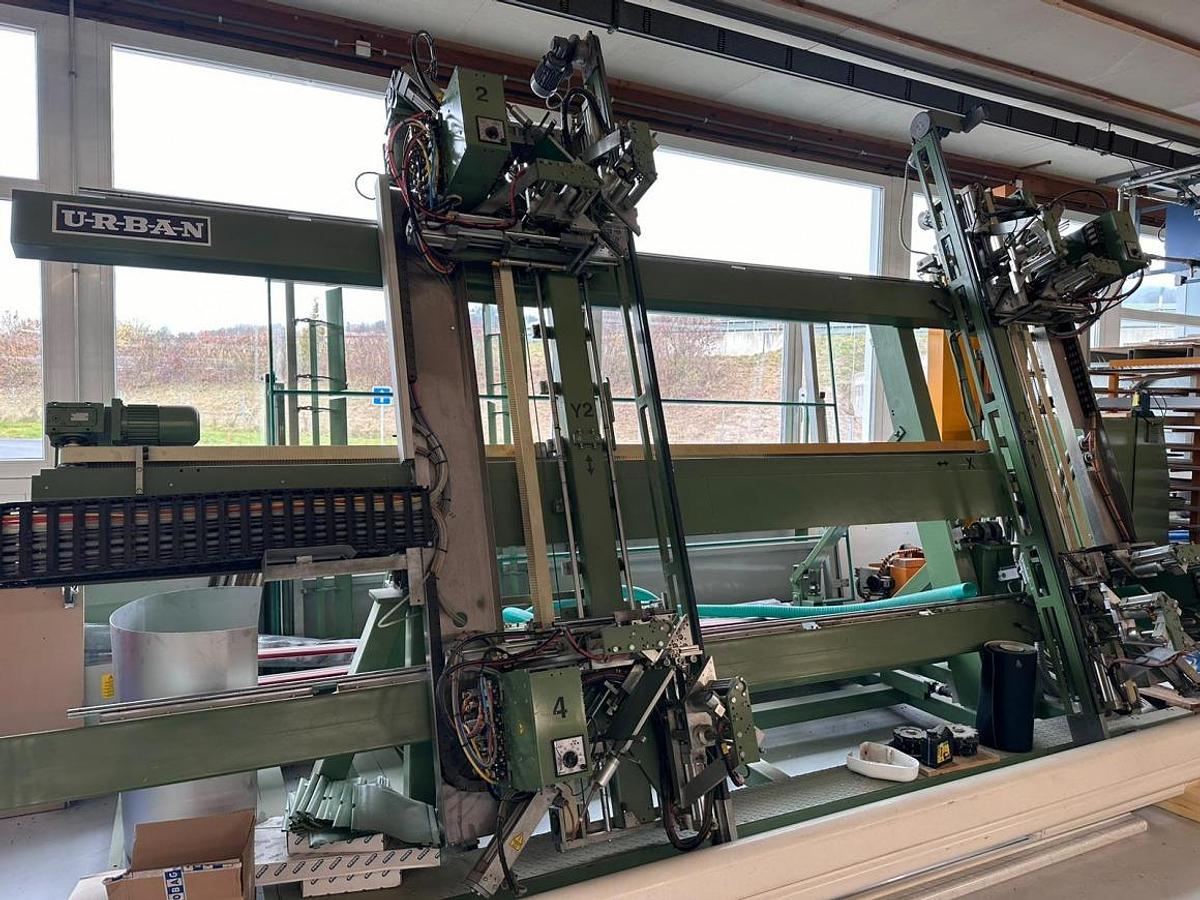 Used FOUR HEAD WELDING MACHINE URBAN AKS 1400/ETS YEAR 2000