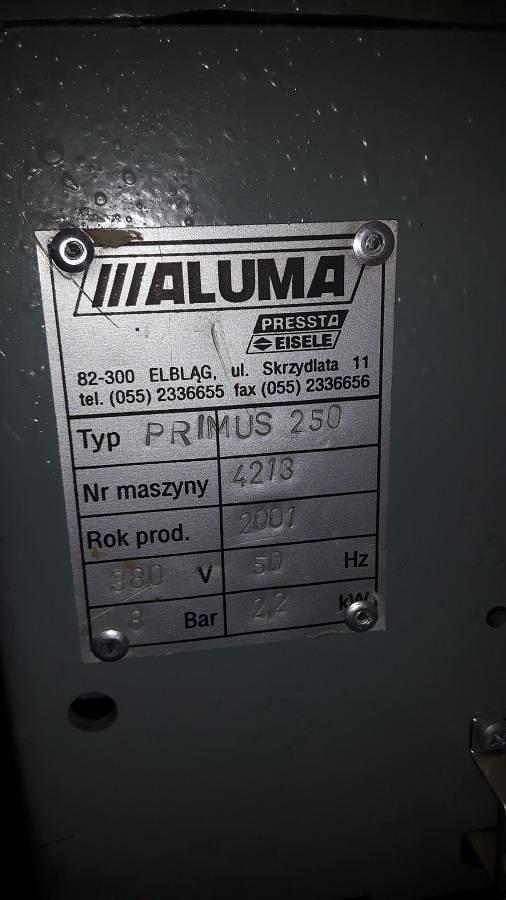 Used MILLING MACHINE PRESSTA EISELE / ALUMA PRIMUS 250 YEAR 2001