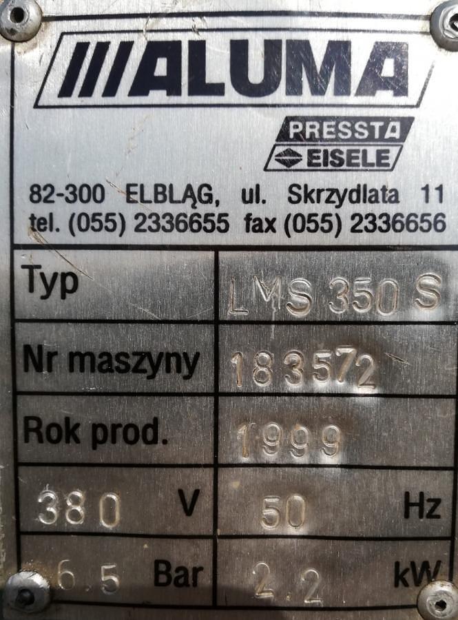 Używane PIŁA JEDNOGŁOWICOWA PRESSTA EISELE LMS 350S