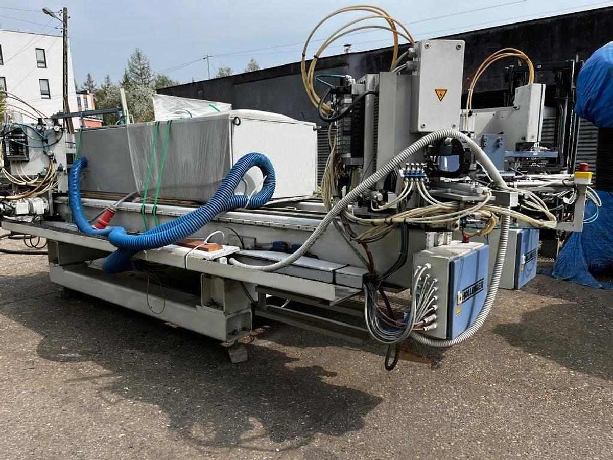 Used FOUR HEAD WELDING MACHINE HOLLINGER MSP-I-280-300 YEAR 2005