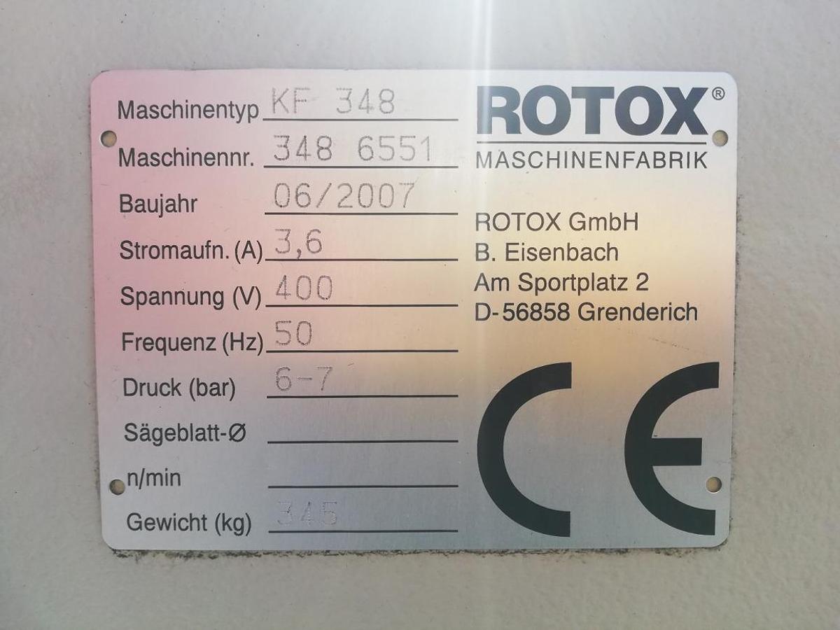 Used ROTOX MILLING AND COPYING MACHINE KF 348