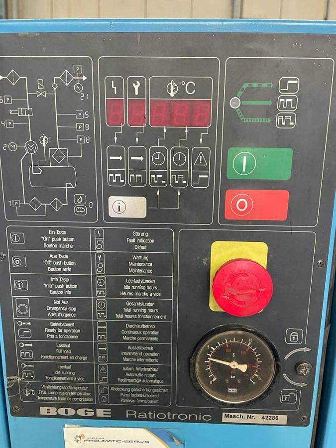 Used BOGE S 15 SCREW COMPRESSOR