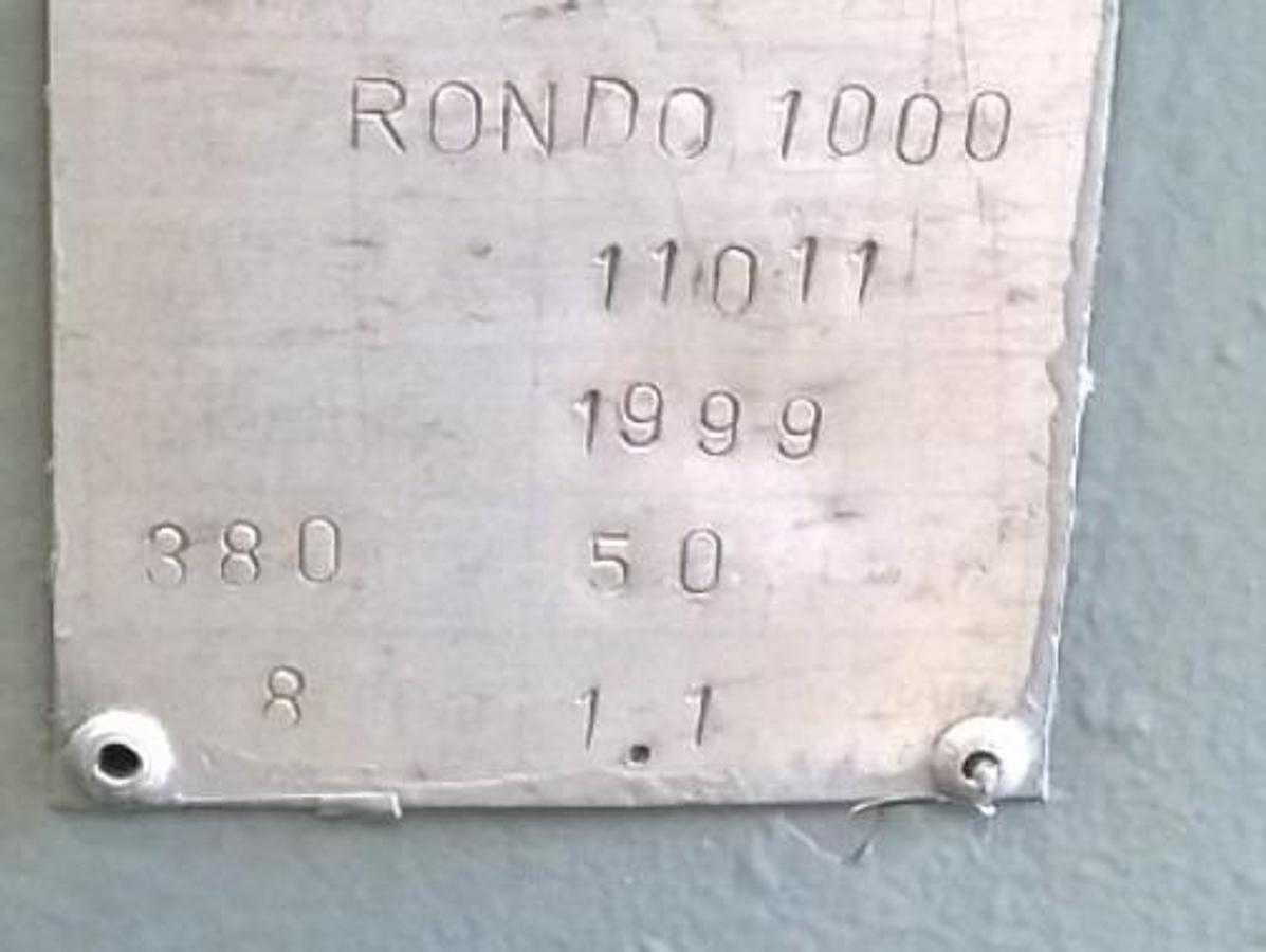 Used CLEANING MACHINE ALUMA RONDO 1000 YEAR 1999