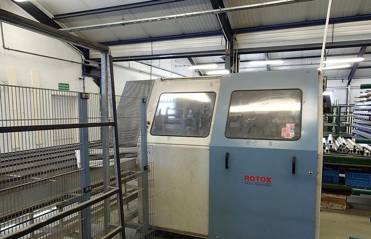 Used HOLLINGER ROTOX SEALING AND CLEANING LINE
