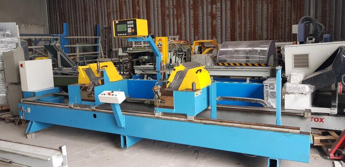 Used AUTOMATIC DOUBLE-HEADED SAW RAPID DGL 200 E YEAR 2000