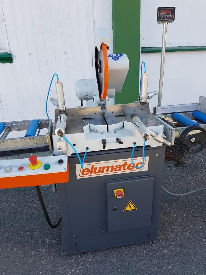 Used ELUMATEC SINGLE HEAD AUTOMATIC SAWING MACHINE MGS 73/33 2001 YEAR
