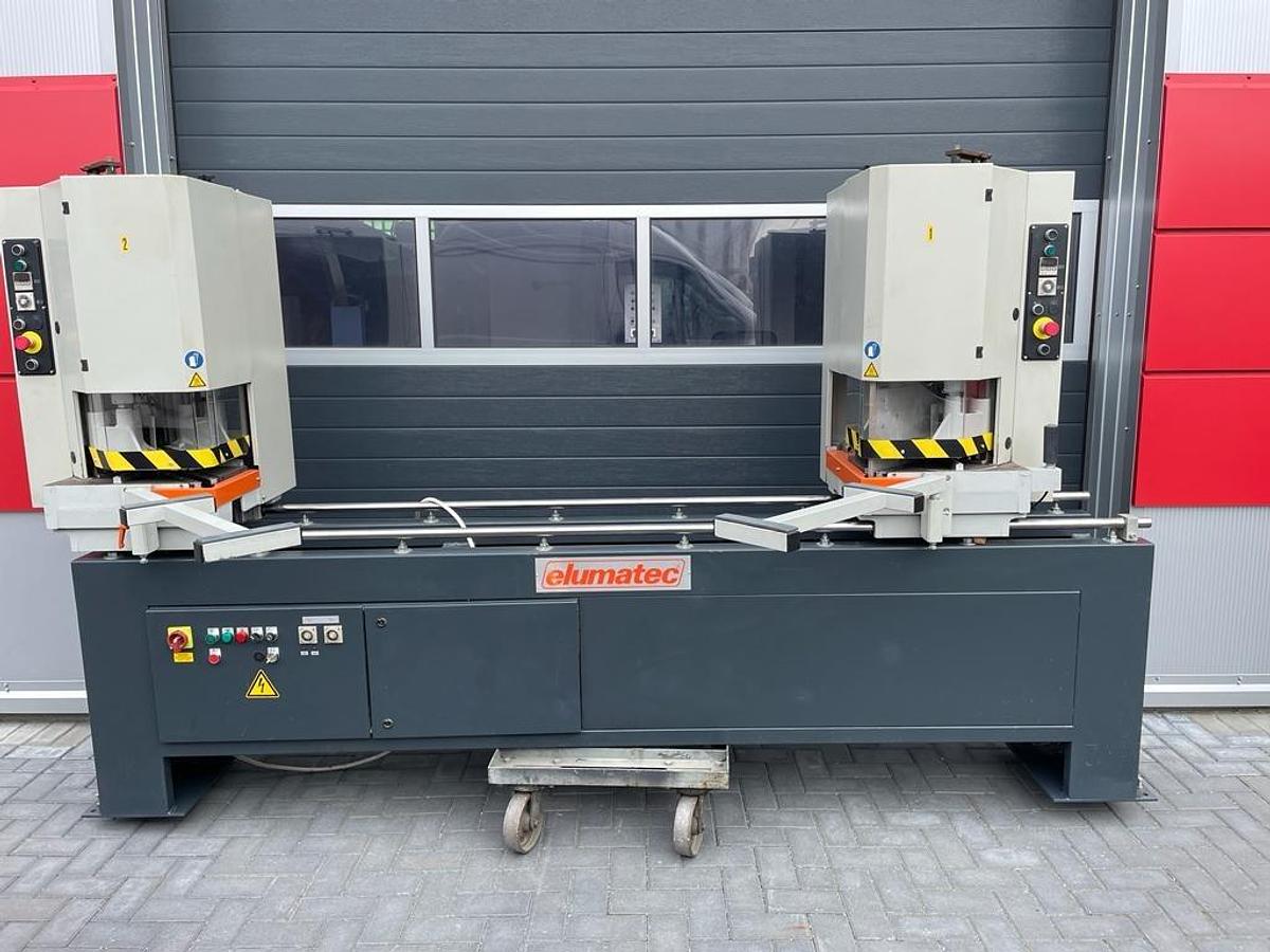 Used ELUMATEC DOUBLE HEAD WELDING MACHINE ZS 720 LV YEAR 1999