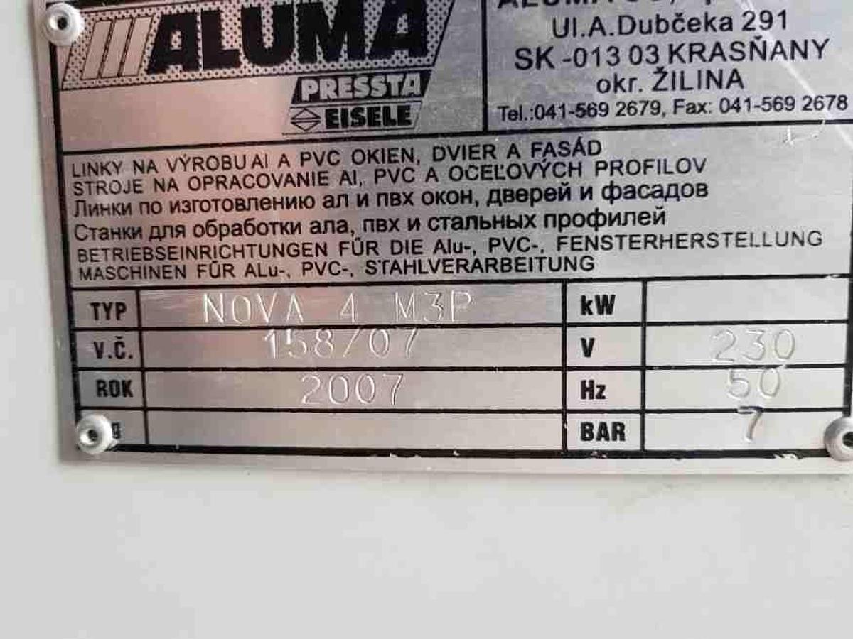 Używane PIŁA DO LISTEW PRZYSZYBOWYCH ALUMA NOVA 4 M3P ROK 2007