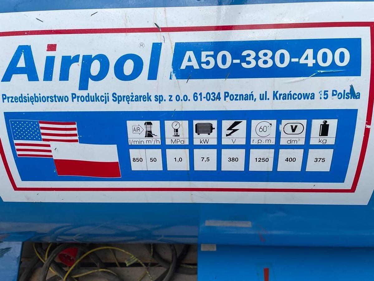 Used COMPRESSOR / PISTON COMPRESSOR AIRPOL A50-380-400A YEAR 1995