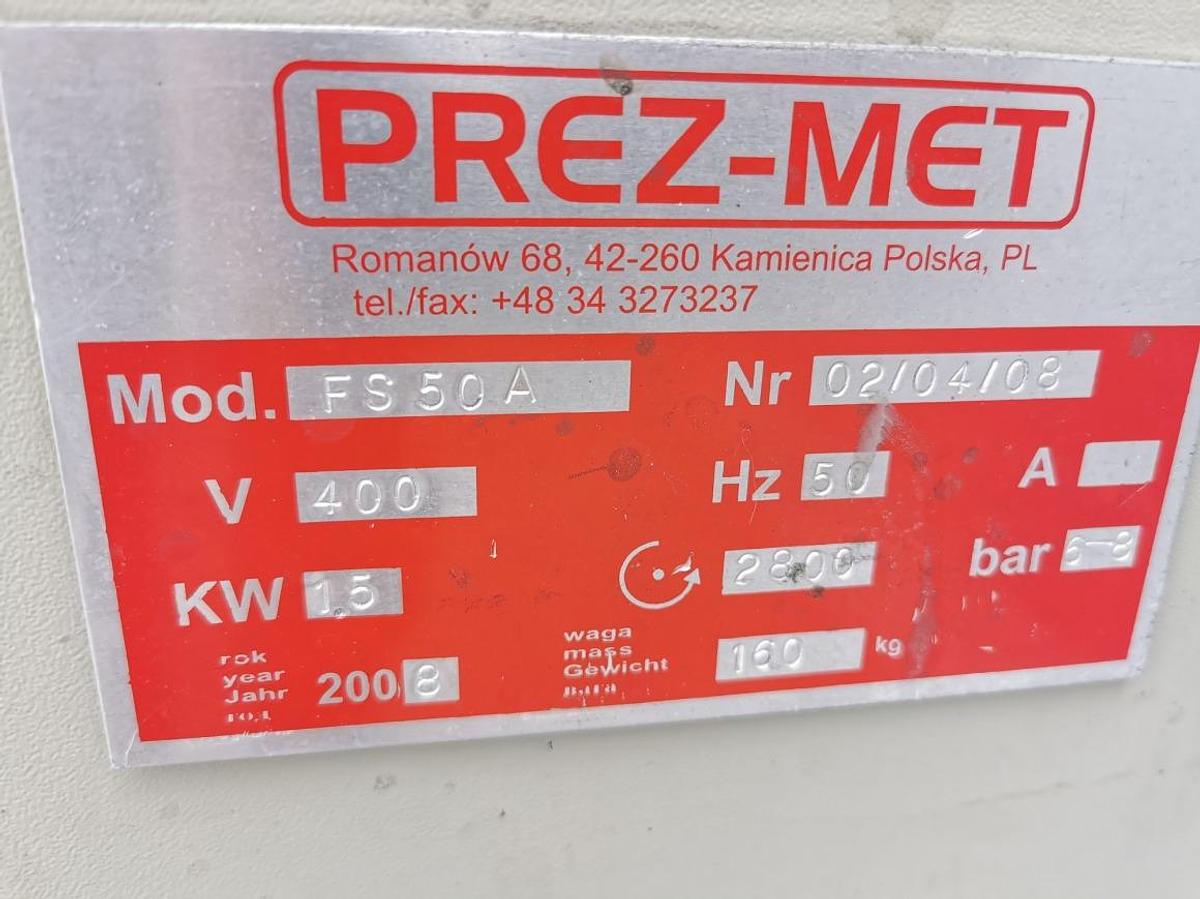 Used POLE MILLING MACHINE PREZ-MET FS 50 A YEAR 2008