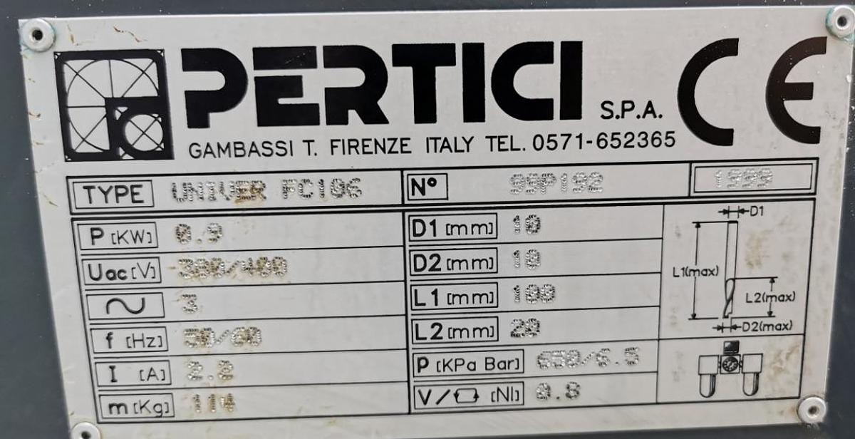 Used HANDLE (MILLING AND COPYING MACHINE) PERTICI FC 106 YEAR 1999