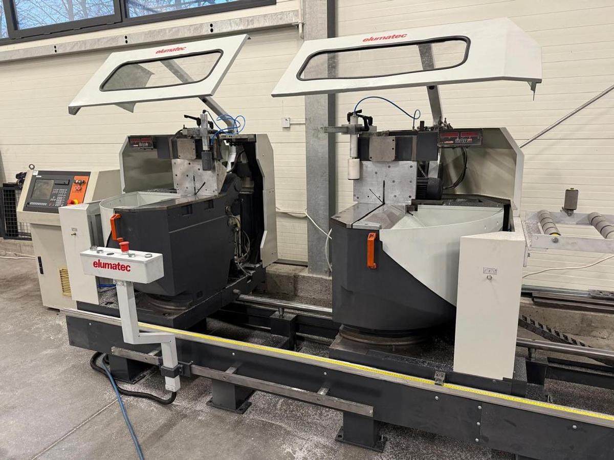 Used ELUMATEC DOUBLE-HEAD AUTOMATIC SAW DG 244 YEAR 1998