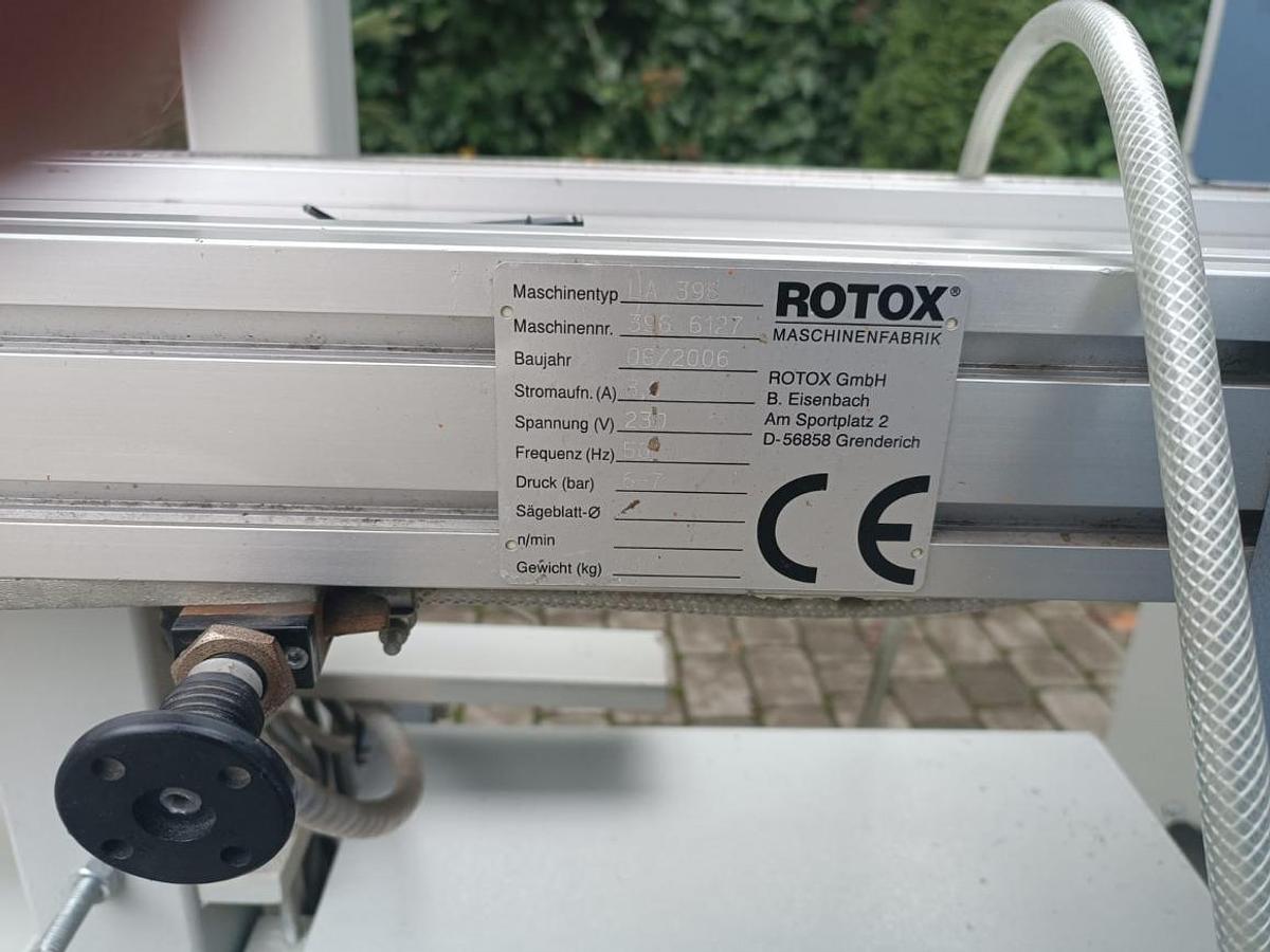 Used GLAZING BAR SAW ROTOX GLA 403 YEAR 2005