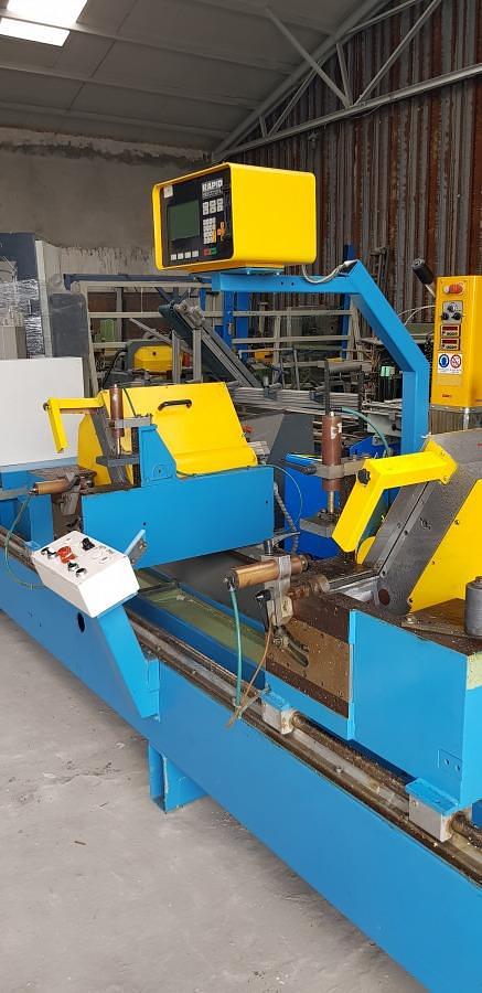 Used AUTOMATIC DOUBLE-HEADED SAW RAPID DGL 200 E YEAR 2000