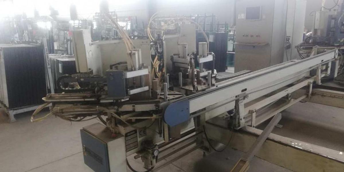 Used FOUR HEAD WELDING MACHINE HOLLINGER MSP-I-280-300 YEAR 2005