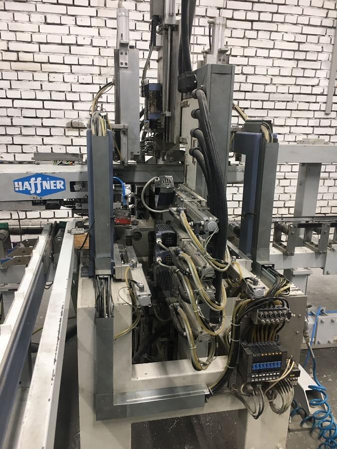 Used HAFFNER CUTTING AND MACHINING CENTRE TYPE 220 WITH AUTOMATIC REINFORCEMENT SAW YEAR 2009