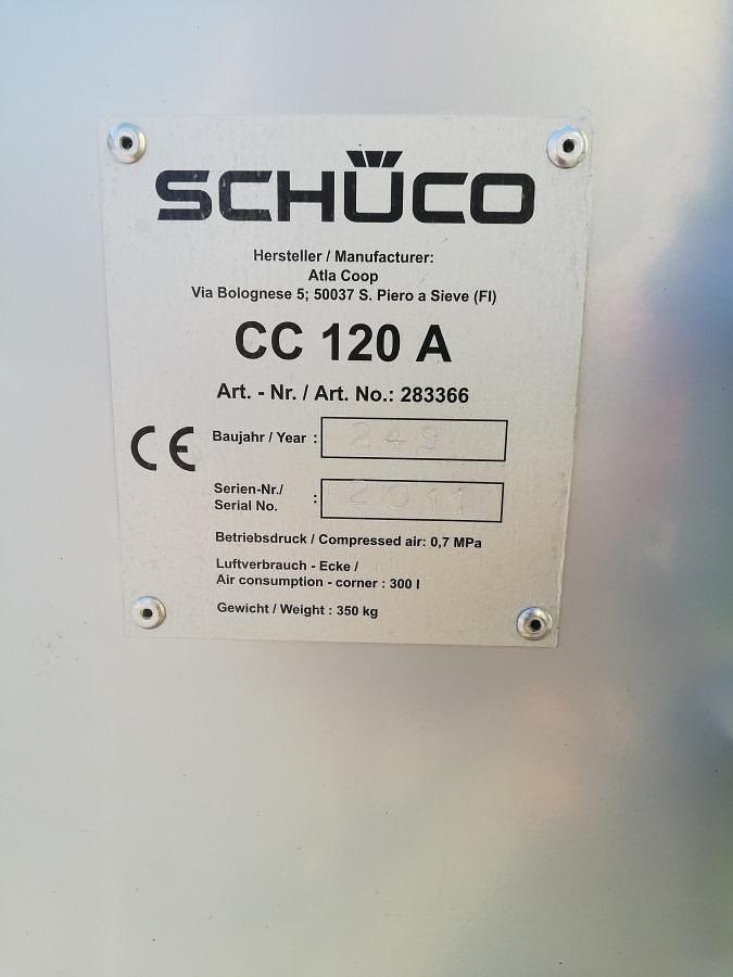 Used CORNERING MACHINE SCHUCO CC 120 A YEAR 2011