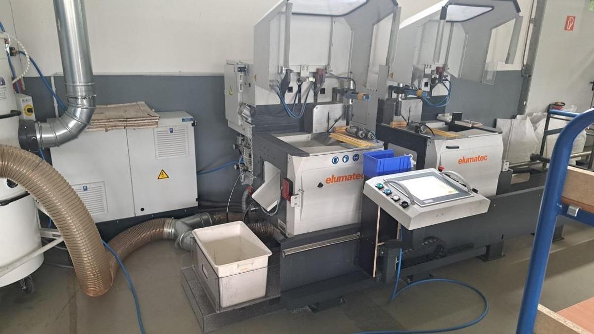 Used ELUMATEC DOUBLE HEAD ( AUTOMATIC) SAW DG 142 / E580 / 1 YEAR 2017