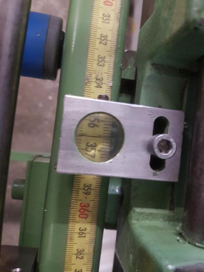 Used RAPID SGS 430 SINGLE HEAD AUTOMATIC SAW YEAR 2000 WITH FEEDER AND RECEIVER