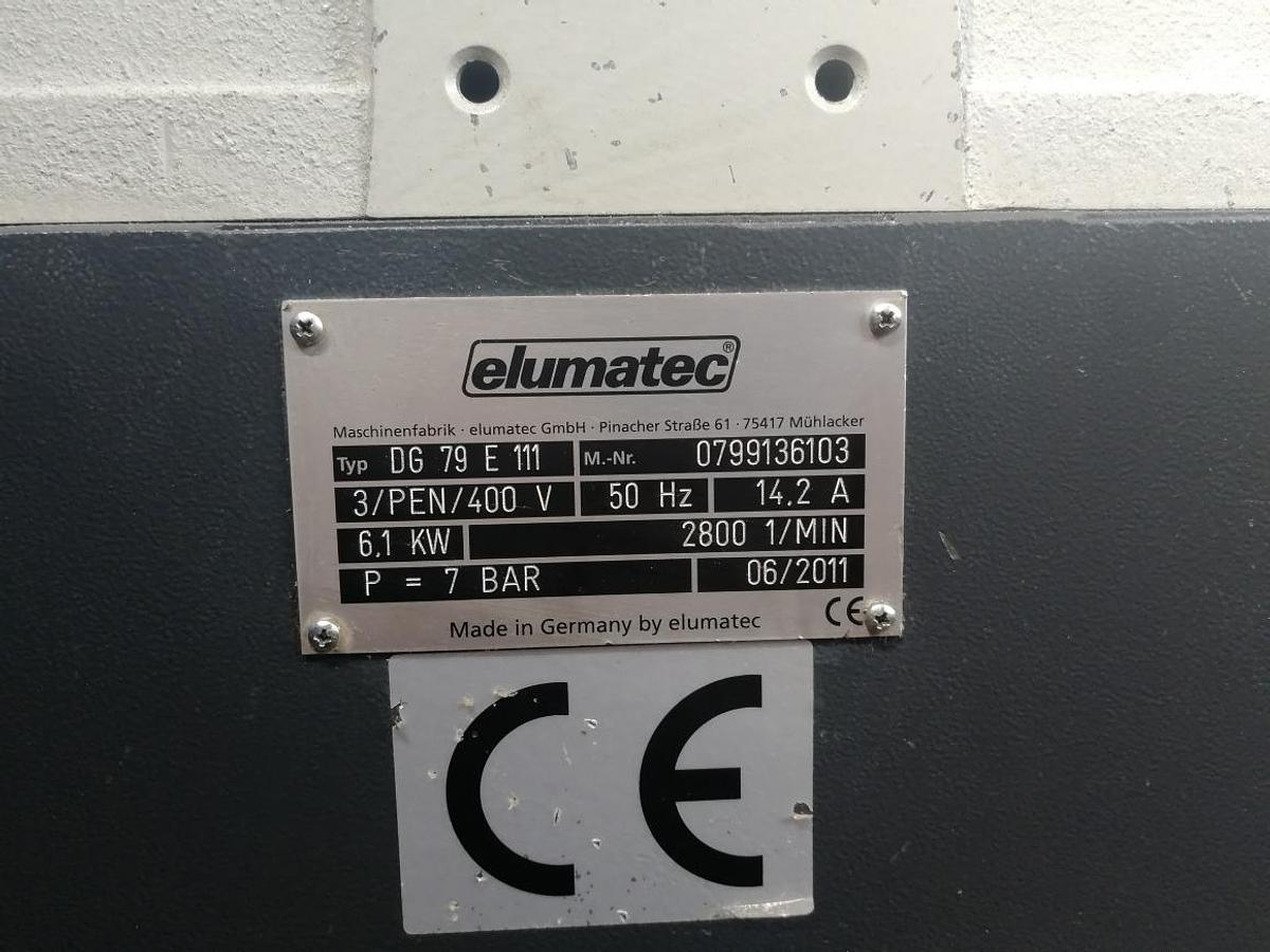 Używane PIŁA DWUGŁOWICOWA ELUMATEC DG 79 E 111 ROK 2011