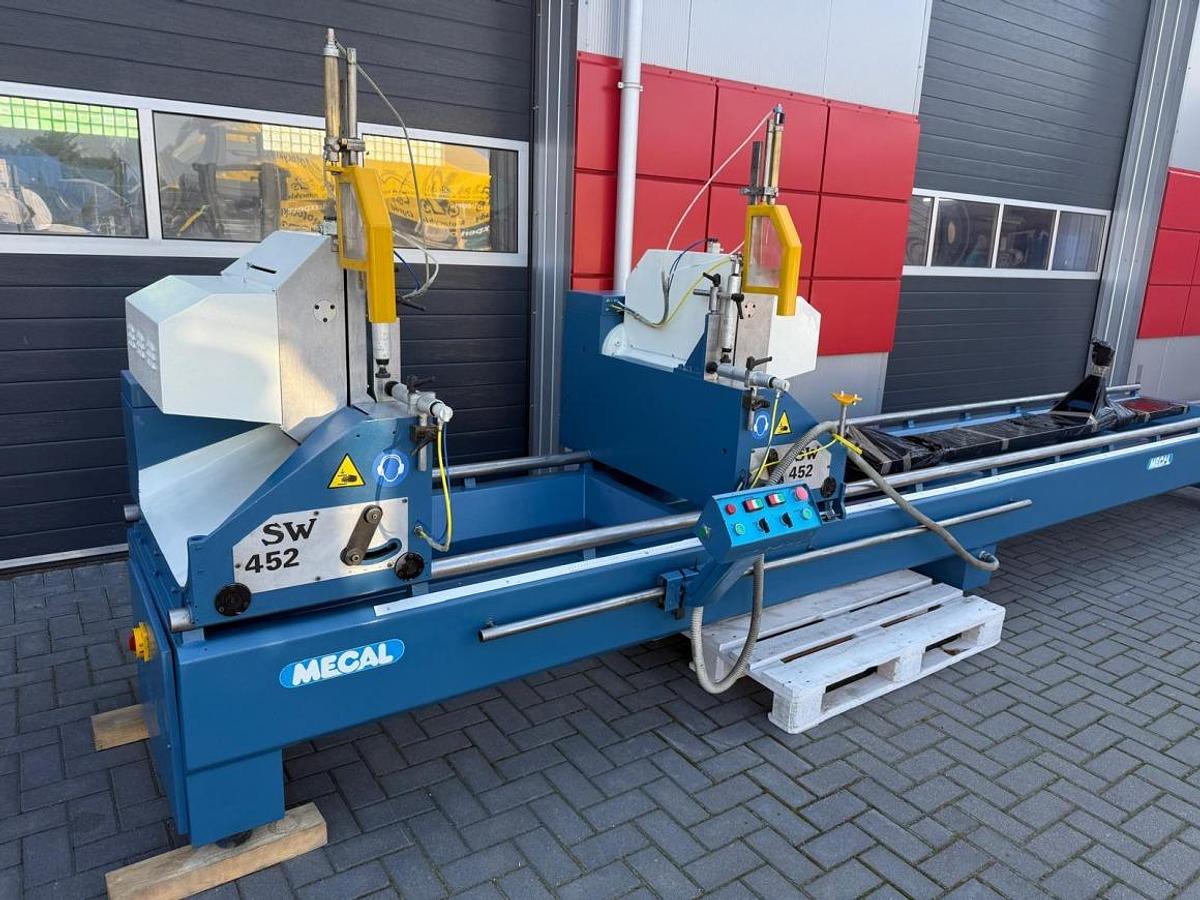 Used DOUBLE-HEADED ALUMINIUM SAW MECAL SW 452 YEAR 2002