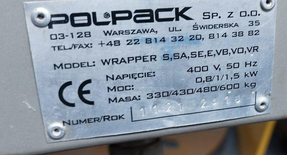 Używane OWIJARKA DO OKIEN POLPACK WRAPPER ROK 2018