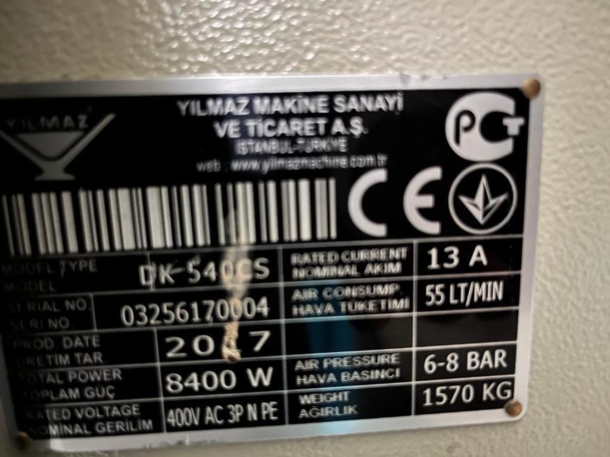 Used WELDING AND CLEANING LINE YILMAZ DK 540 , YILMAZ CNC 610 YEAR 2017