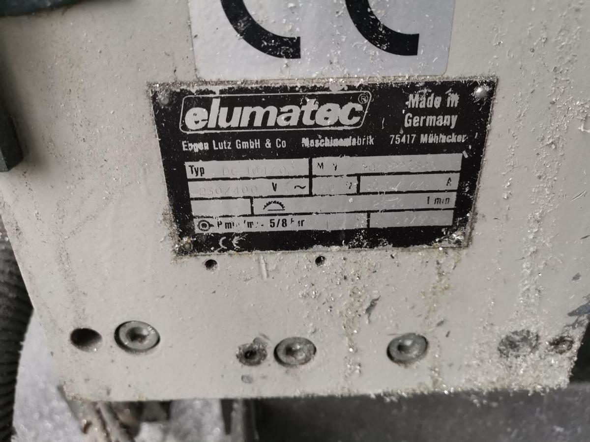 Używane PIŁA DWUGŁOWICOWA / AUTOMATYCZNA ELUMATEC DG 104 / 02 ROK 1999