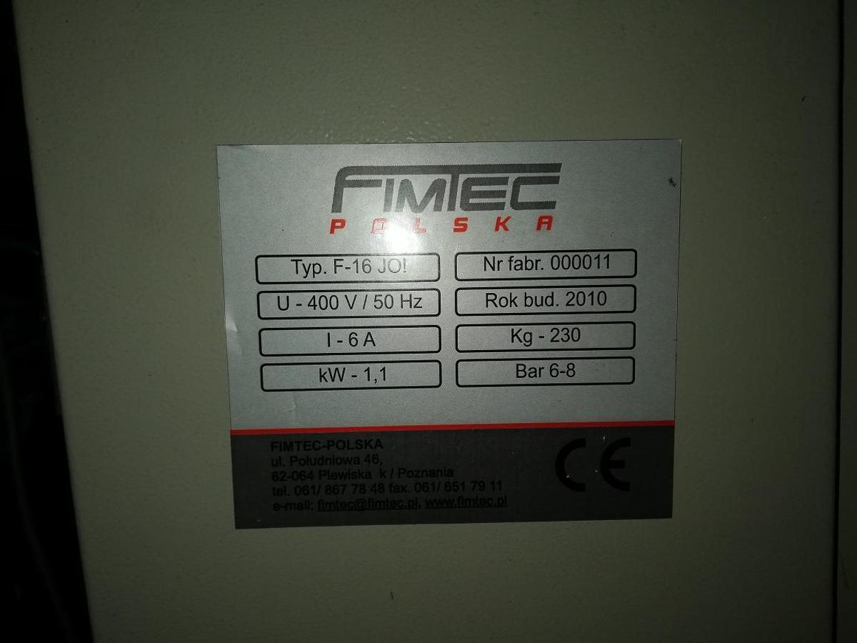 Używane WIERTNICA AUTOMATYCZNA OTWORÓW POD ZAWIASY W RAMIE FIMTEC F-16 JO ROK 2009