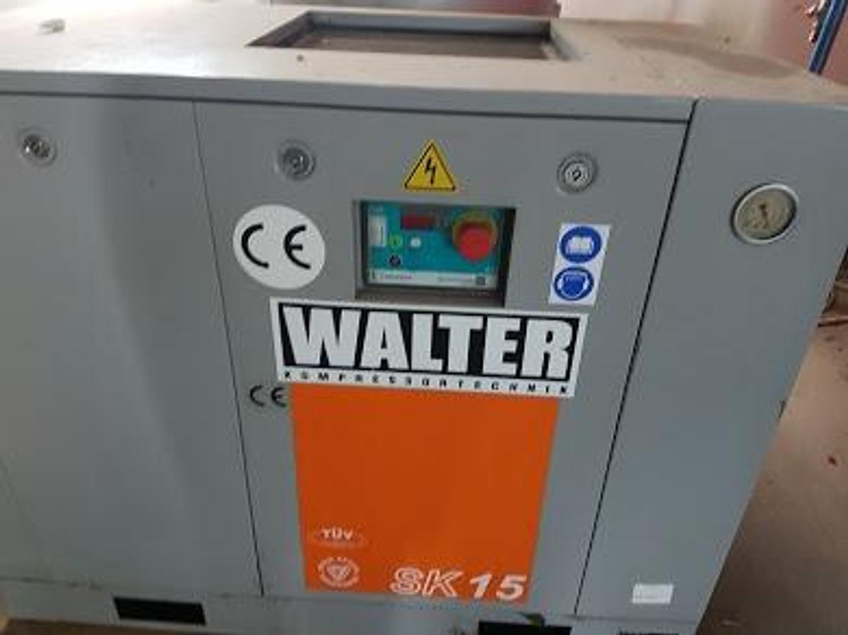 Used SCREW COMPRESSOR WALTER SK 15/10S YEAR 2006