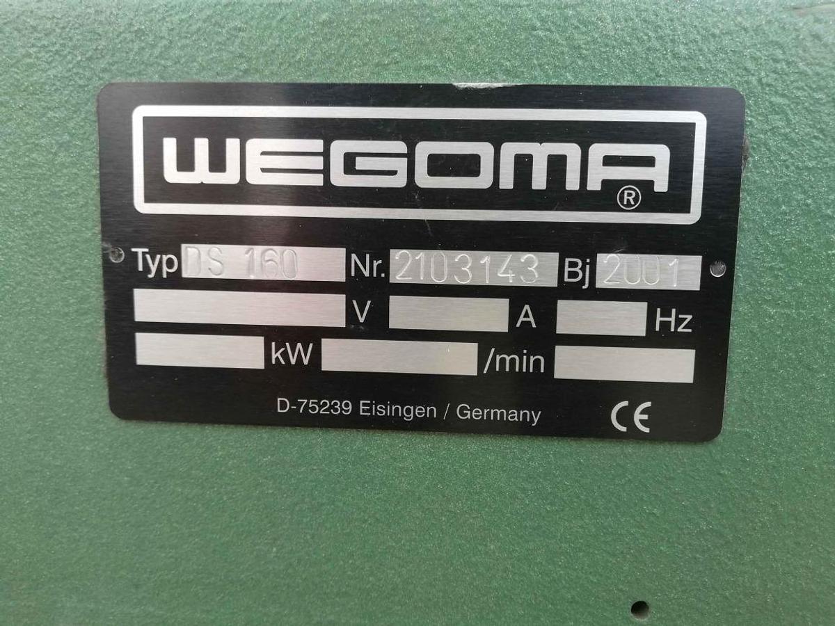 Używane PIŁA DWUGŁOWICOWA AUTOMATYCZNA WEGOMA DS 160 ROK 2001