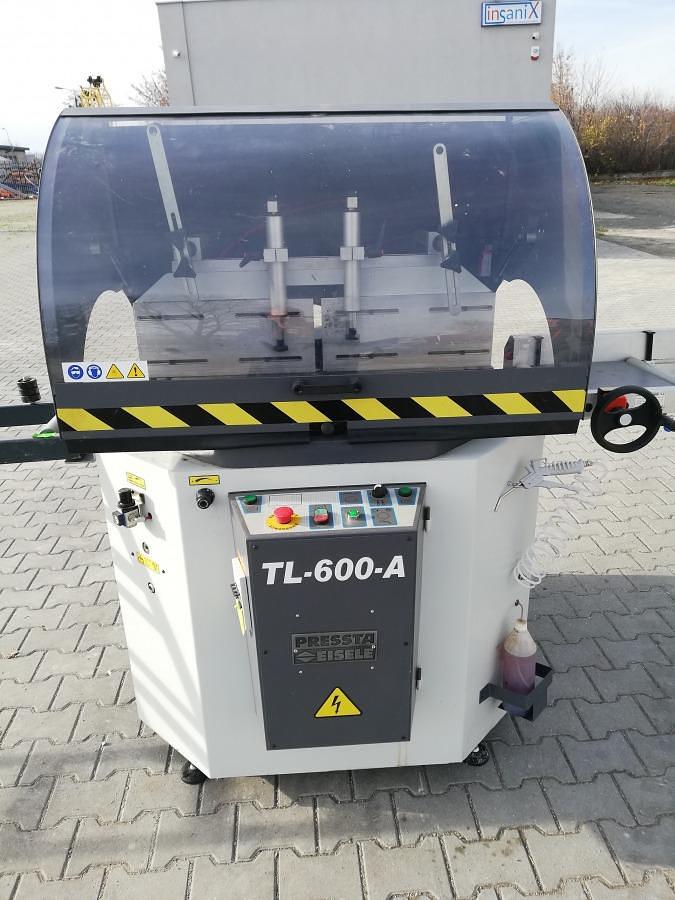 Used PRESSTA EISELE TL 600A SINGLE HEAD SAW YEAR 2017