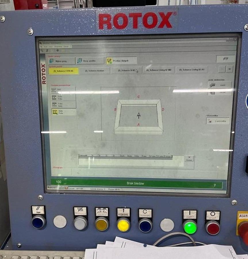 Używane LINIA ZGRZEWAJĄCO-CZYSZCZĄCA ROTOX SMK 506 4K + ROTOX EPA 472 ROK 2011